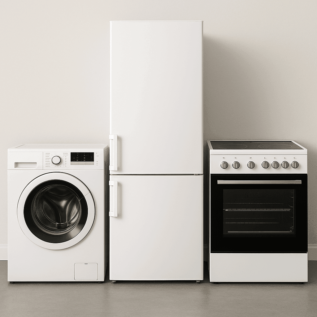 Cover 3 Appliances. 